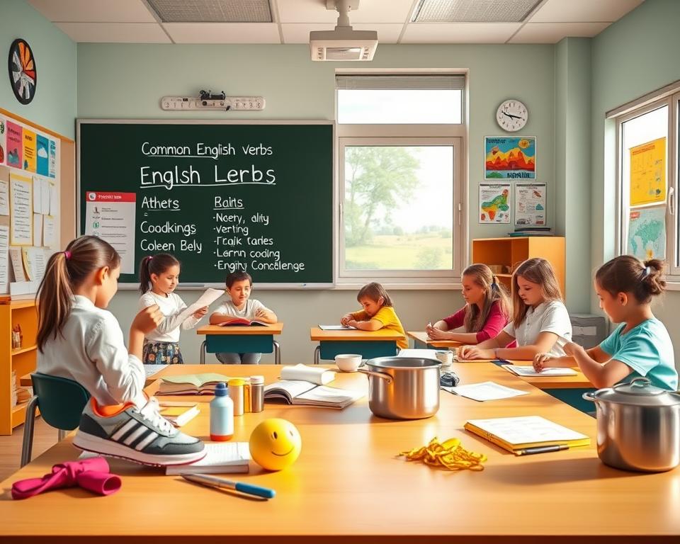 ejemplos de verbos en inglés