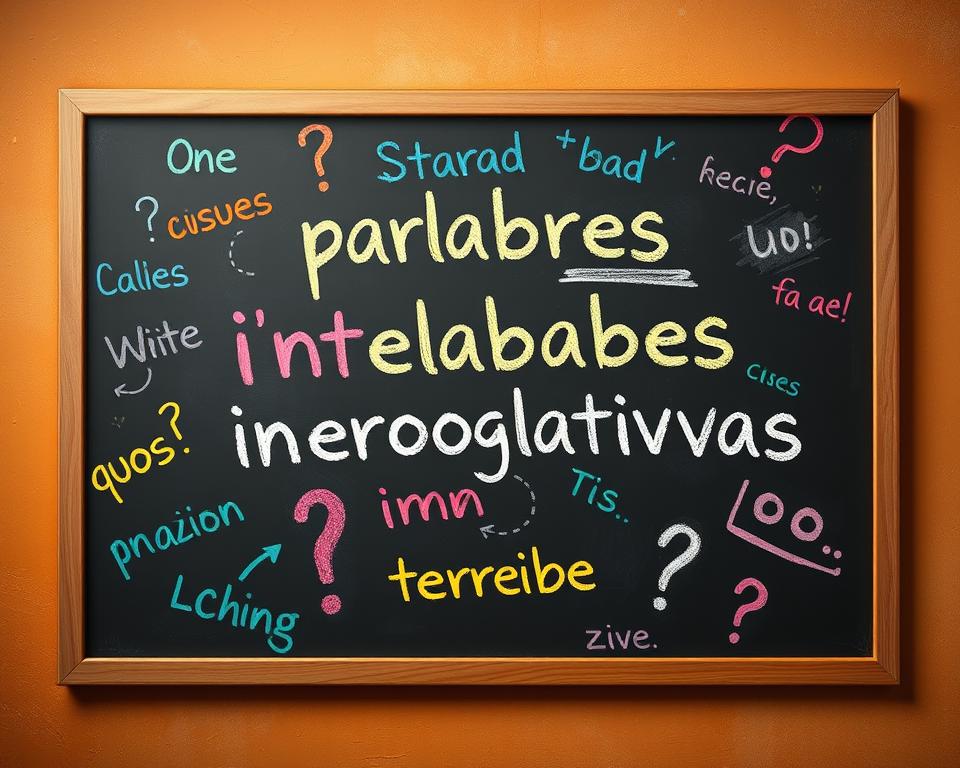 palabras interrogativas
