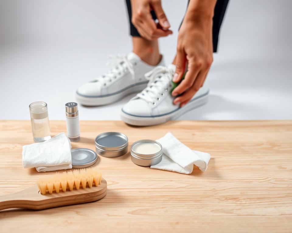 preparación del calzado