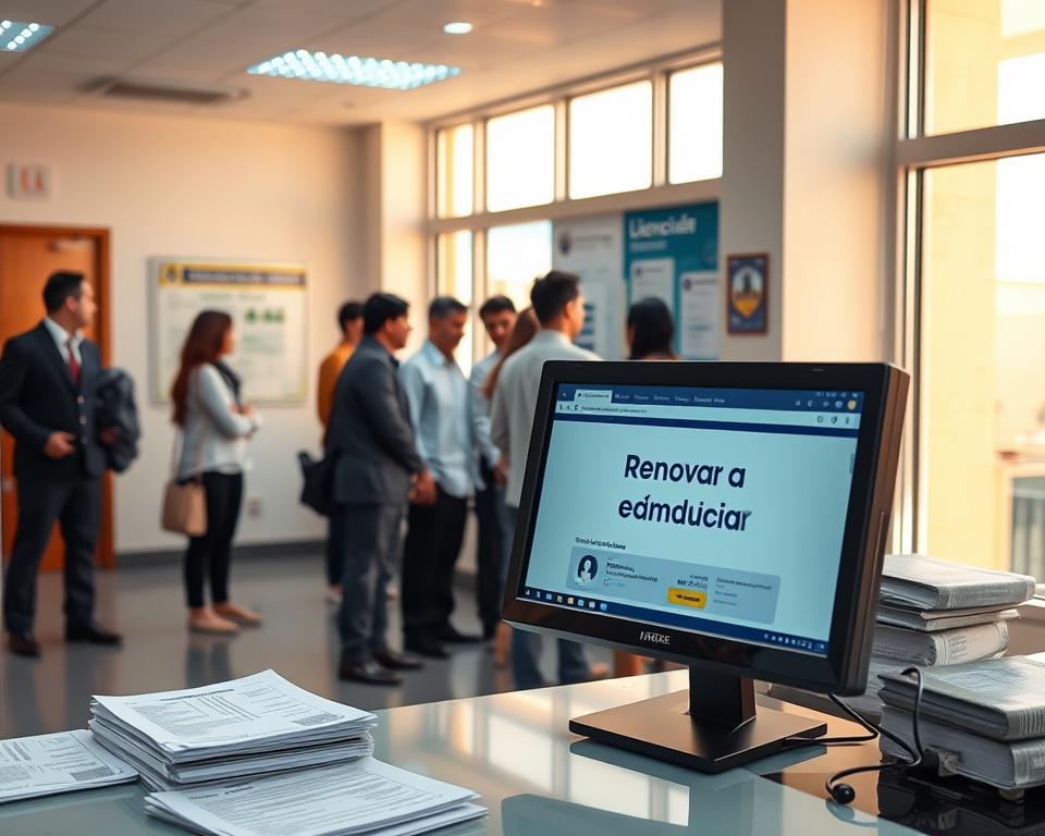 ubicación módulos renovación licencia