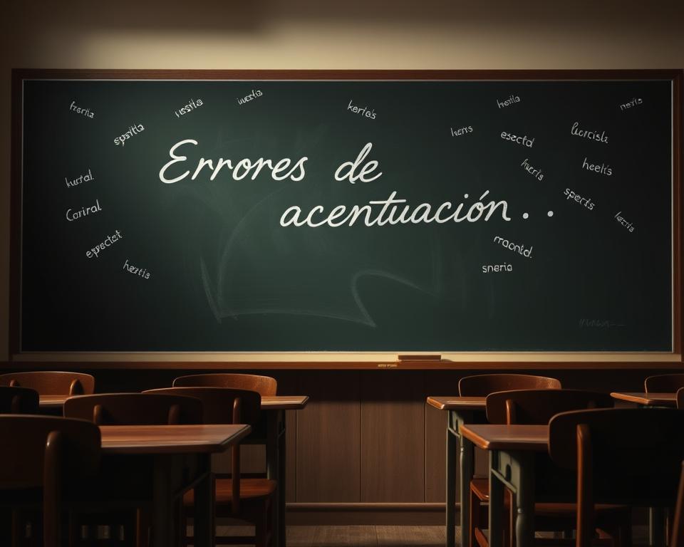 errores de acentuación