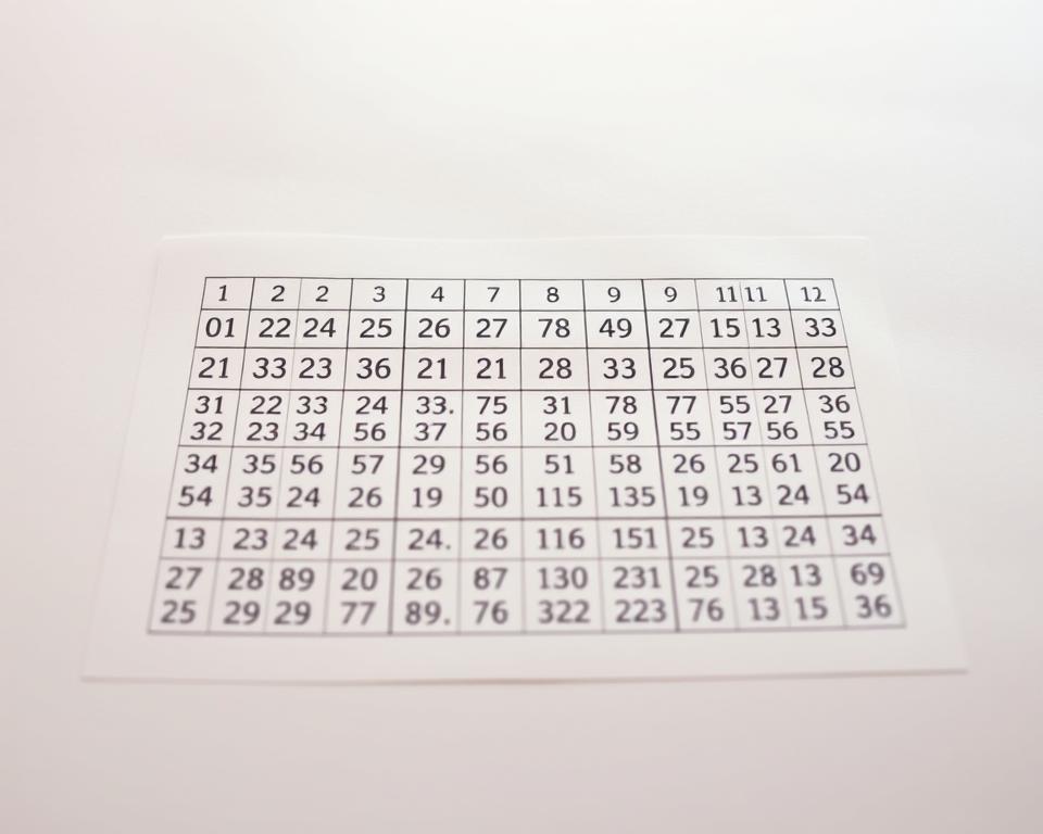 Tabla de Multiplicar Gratis para Imprimir en Casa
