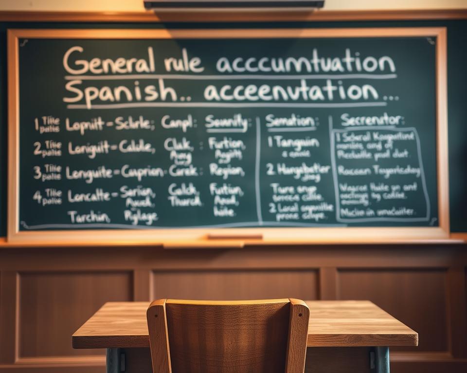 reglas de acentuación en español