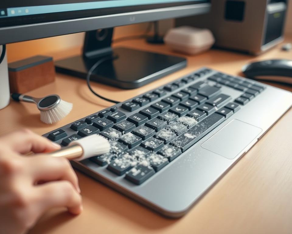 trucos limpiar teclado