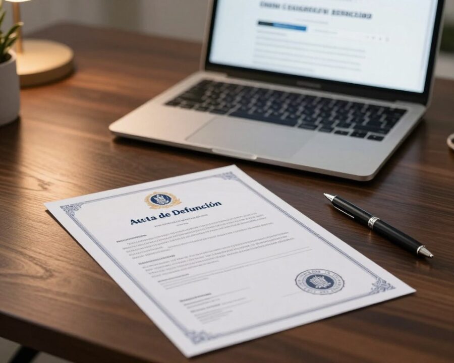 Obtén Acta de Defunción en Línea Fácilmente